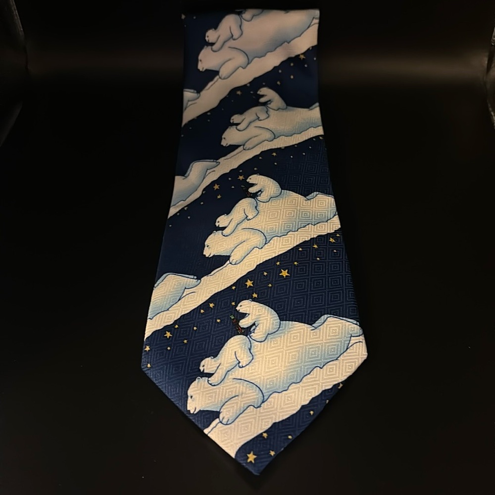 Coke motif tie